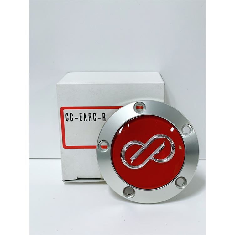 ENKEI 鋁圈中心蓋(紅) CAA51B-10