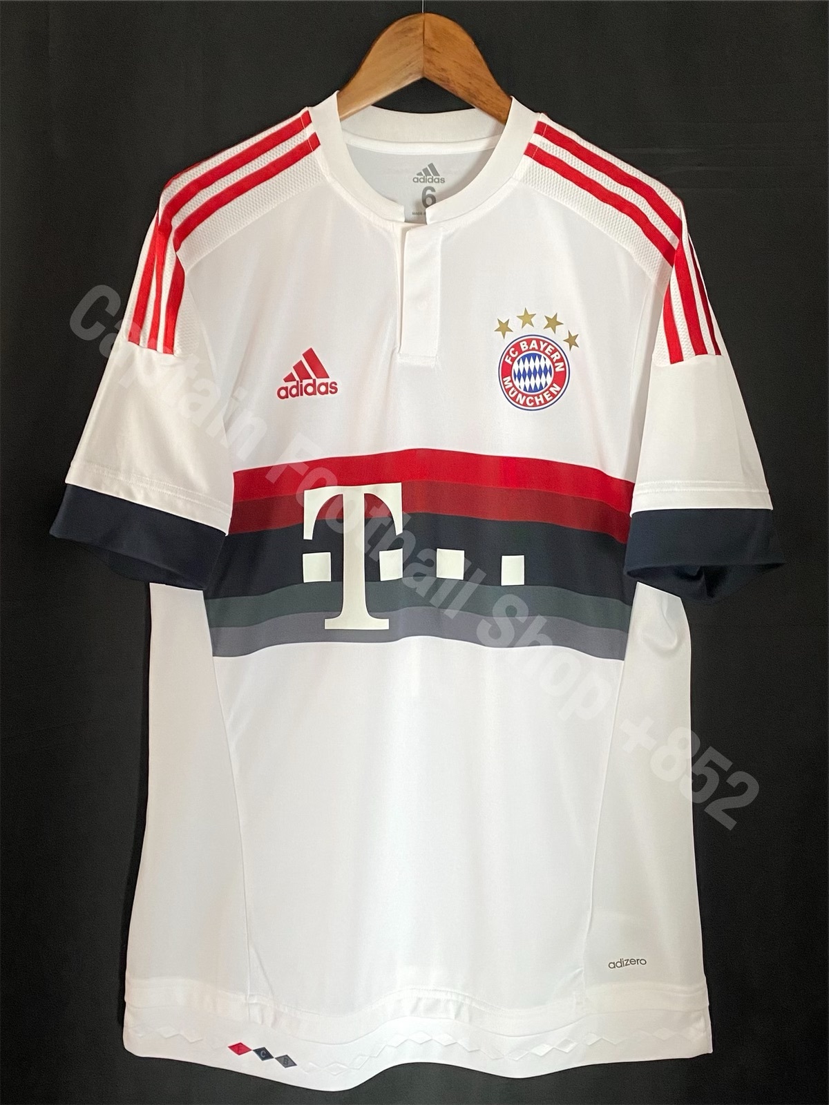 (Player Issue) Bayern Munich 2015-2016 Adidas Away Player Issue Shirt #14 ALONSO