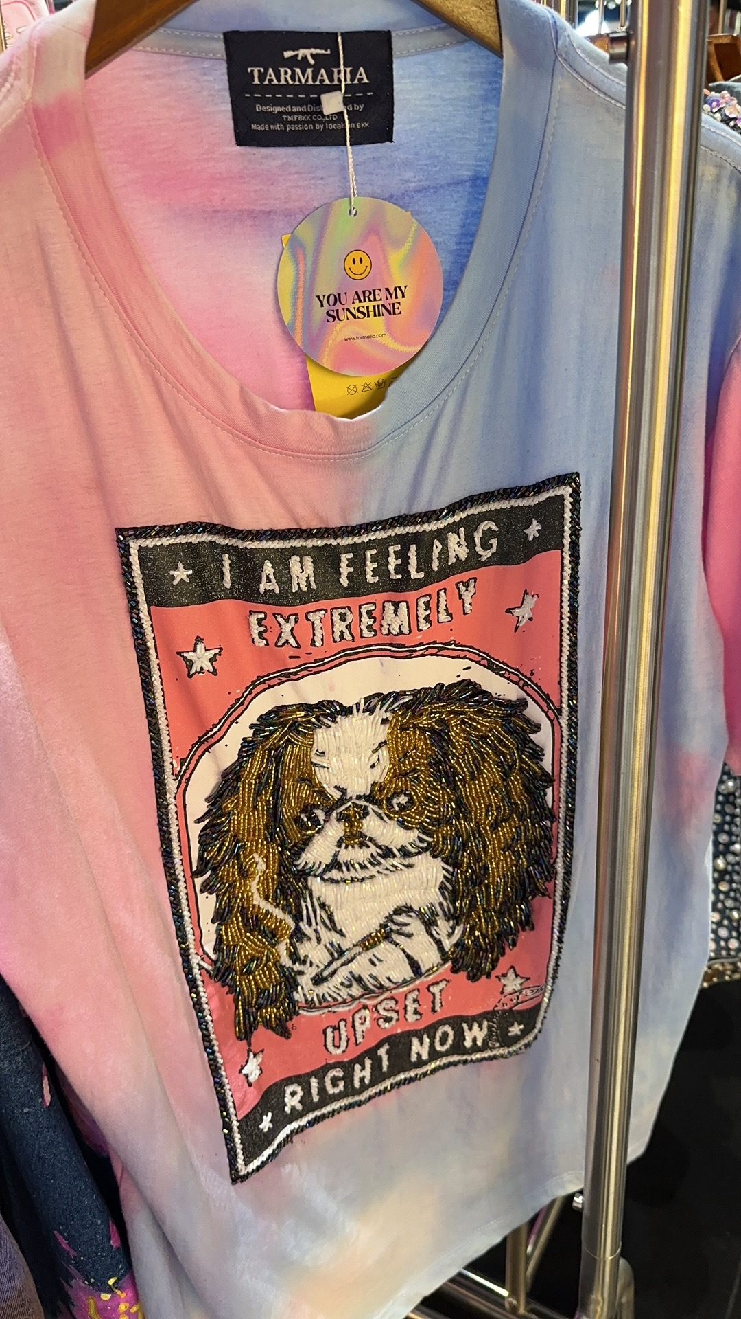 渲染狗狗釘珠TEE -M