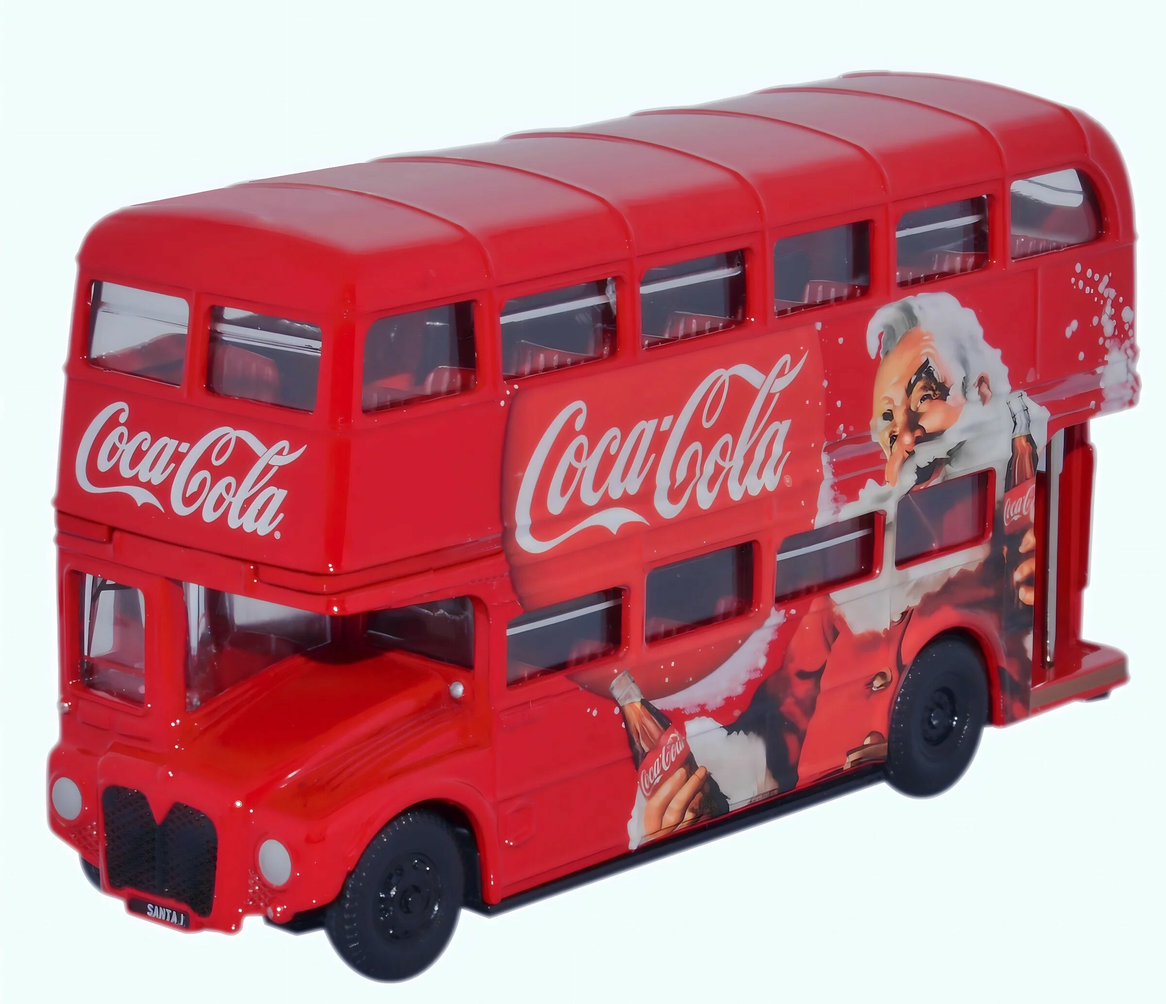 Oxford 76RM114CC 1:76 Routemaster Coca Cola Xmas 雙層巴士