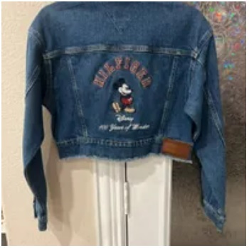 [S] TOMMY HILFIGER DISNEYXTOMMY DENIM JACKET,DARK BLUE, 76J4131-400 (STH402)