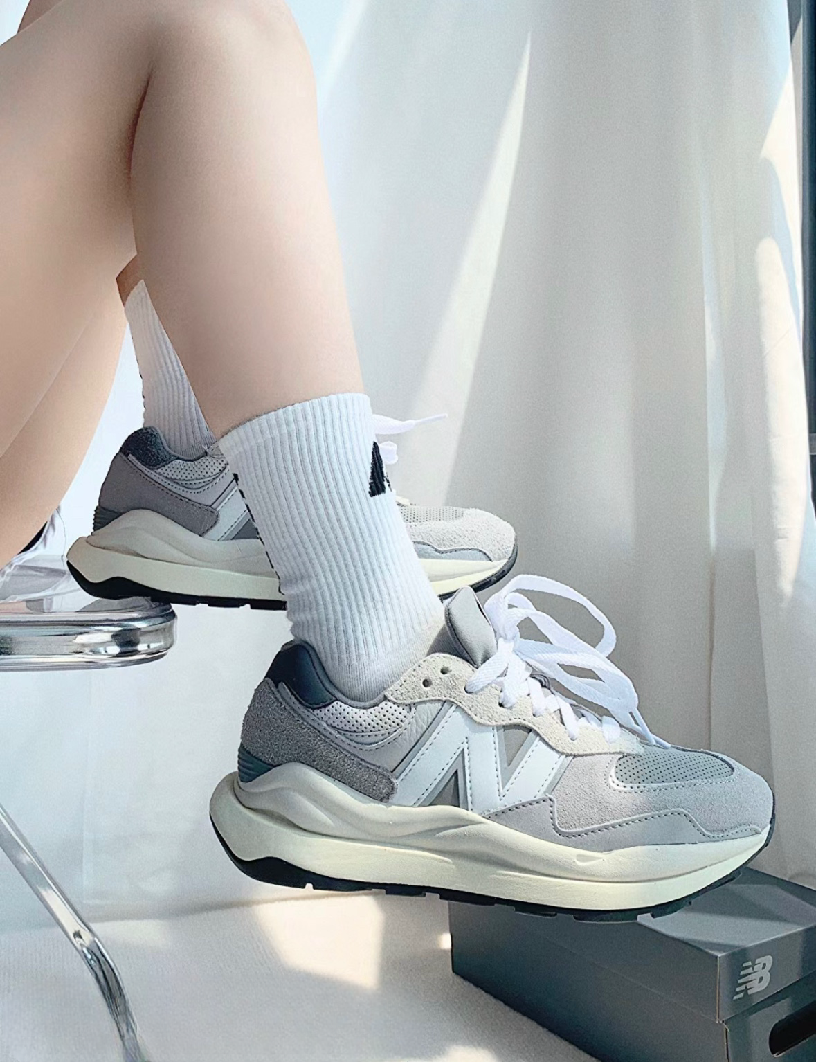 New Balance NB 5740 元祖灰 奶油底 老爹鞋 灰色 灰白 麂皮 M5740TA/預購