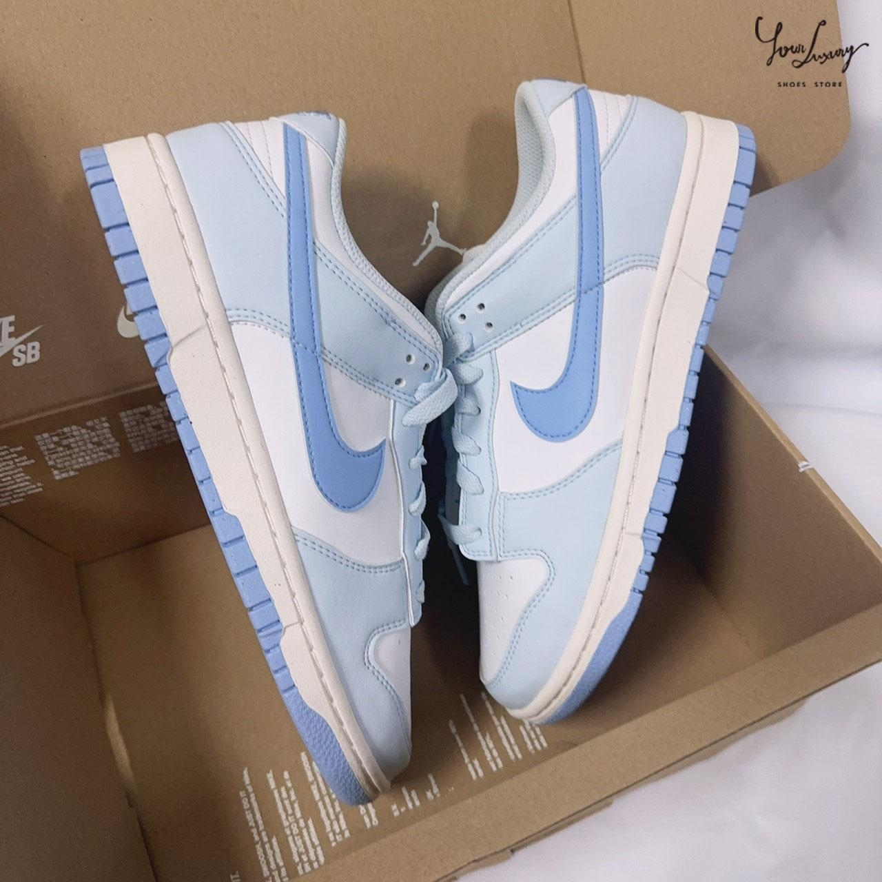 【Luxury】Nike Dunk Low Next Nature  "Blue Tint" 沁涼蘇打冰淇淋藍 水藍勾勾 蛋殼 男女鞋