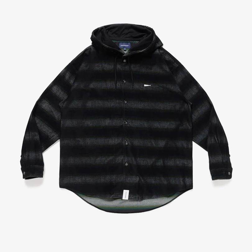 {現貨} Descendant MULE HOODED STRIPE LS SHIRT