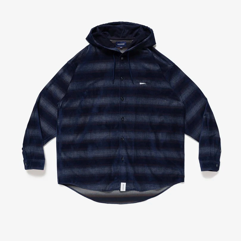 {現貨} Descendant MULE HOODED STRIPE LS SHIRT