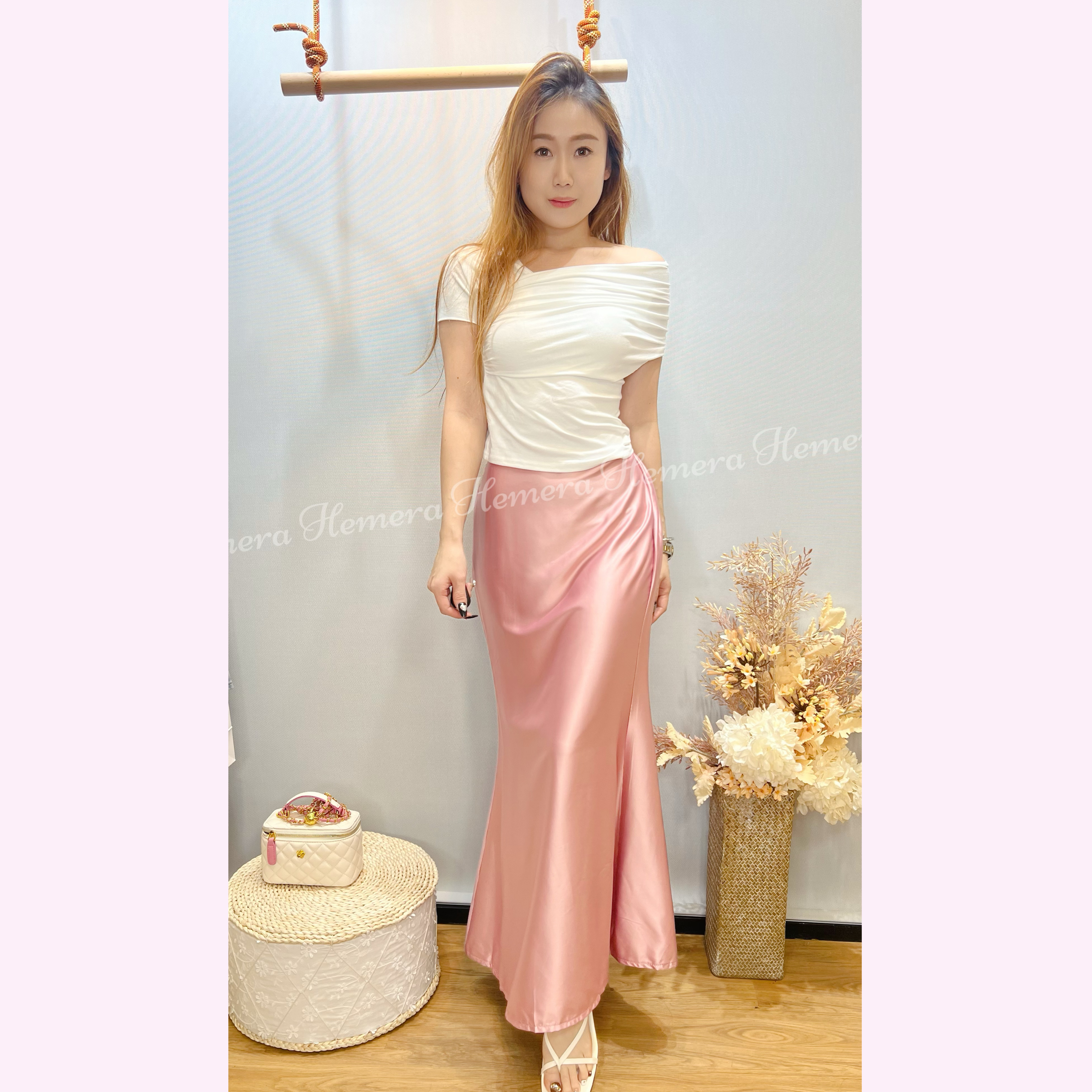 TP23W1005 一字膊顯瘦上身