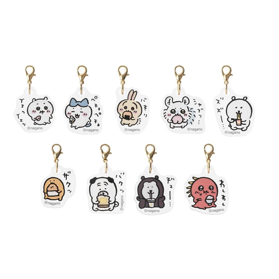 預訂｜Nagano Characters 隨機款式 吃吧吃吧亞克力吊墜 (全9種)