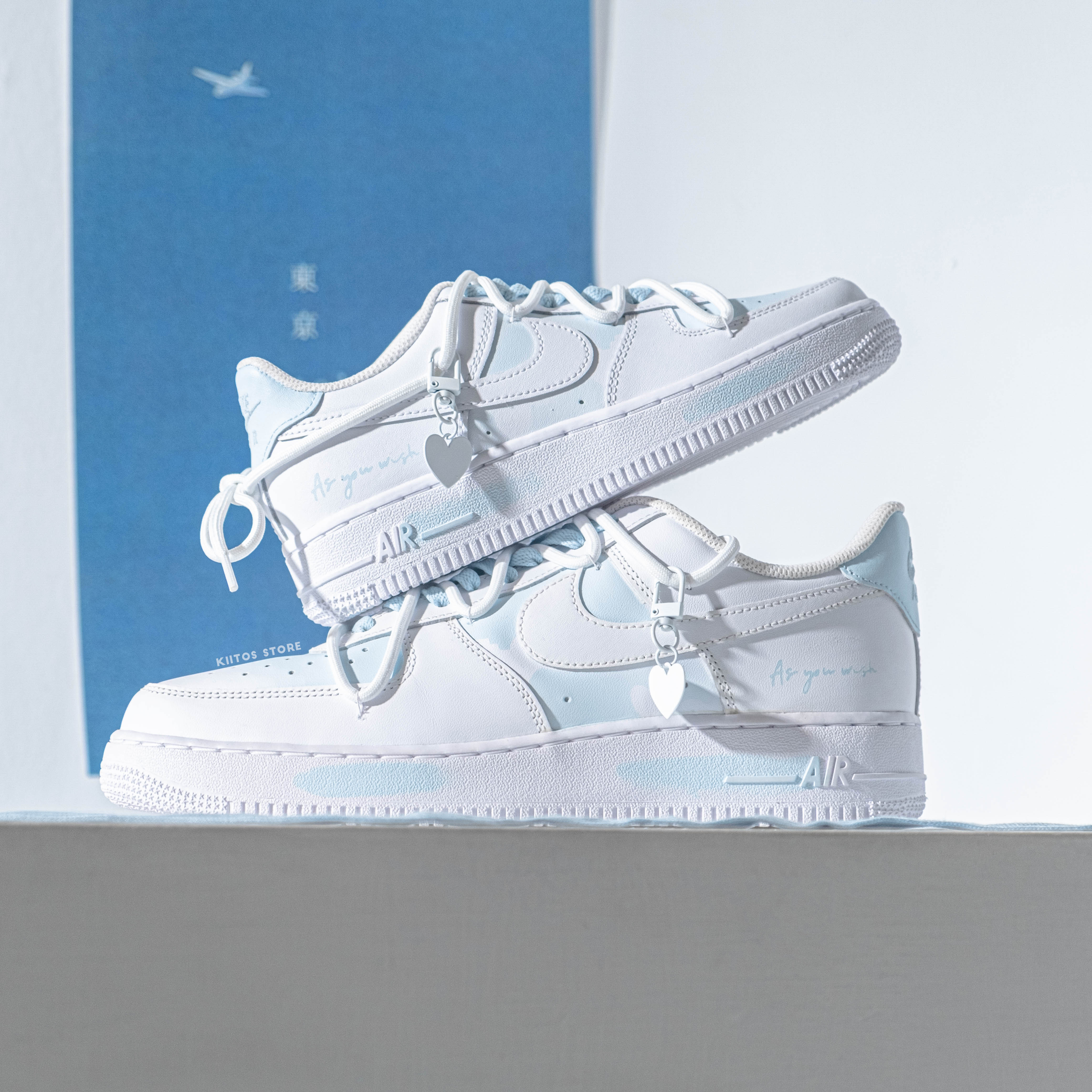 NIKE AIR FORCE 1 LOW 心語心願 訂製款 大童鞋 男鞋