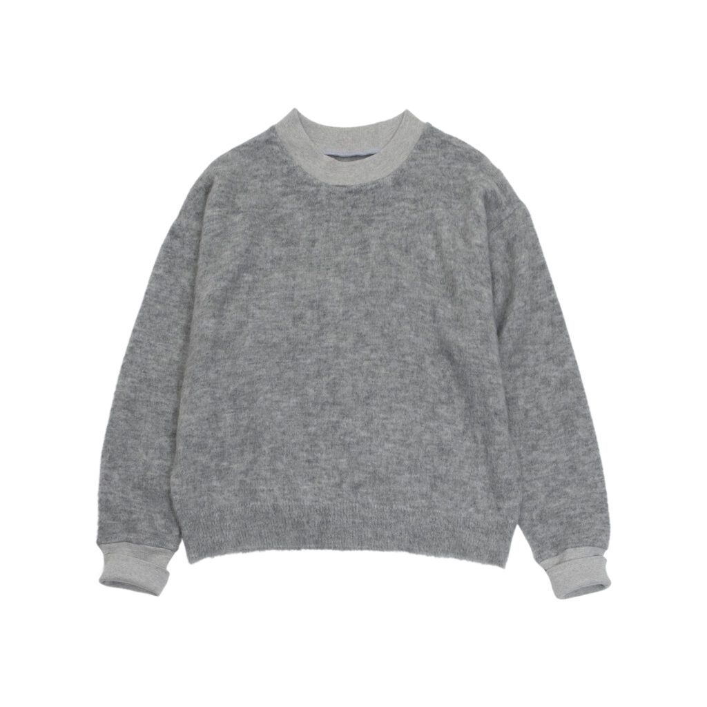 PHINGERIN - RIBBING MOHAIR JUMPER / 2COLORS