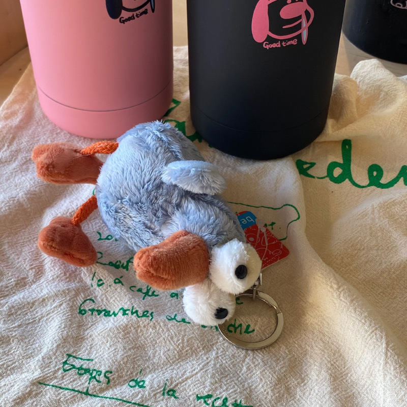 《3076》大眼睛呆萌鳥毛絨吊飾