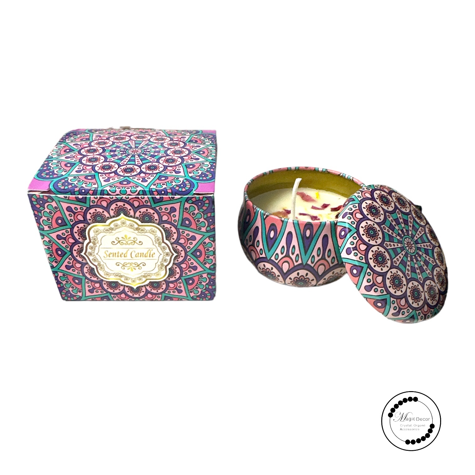 尼泊爾手工大豆蠟燭 - 藍風鈴