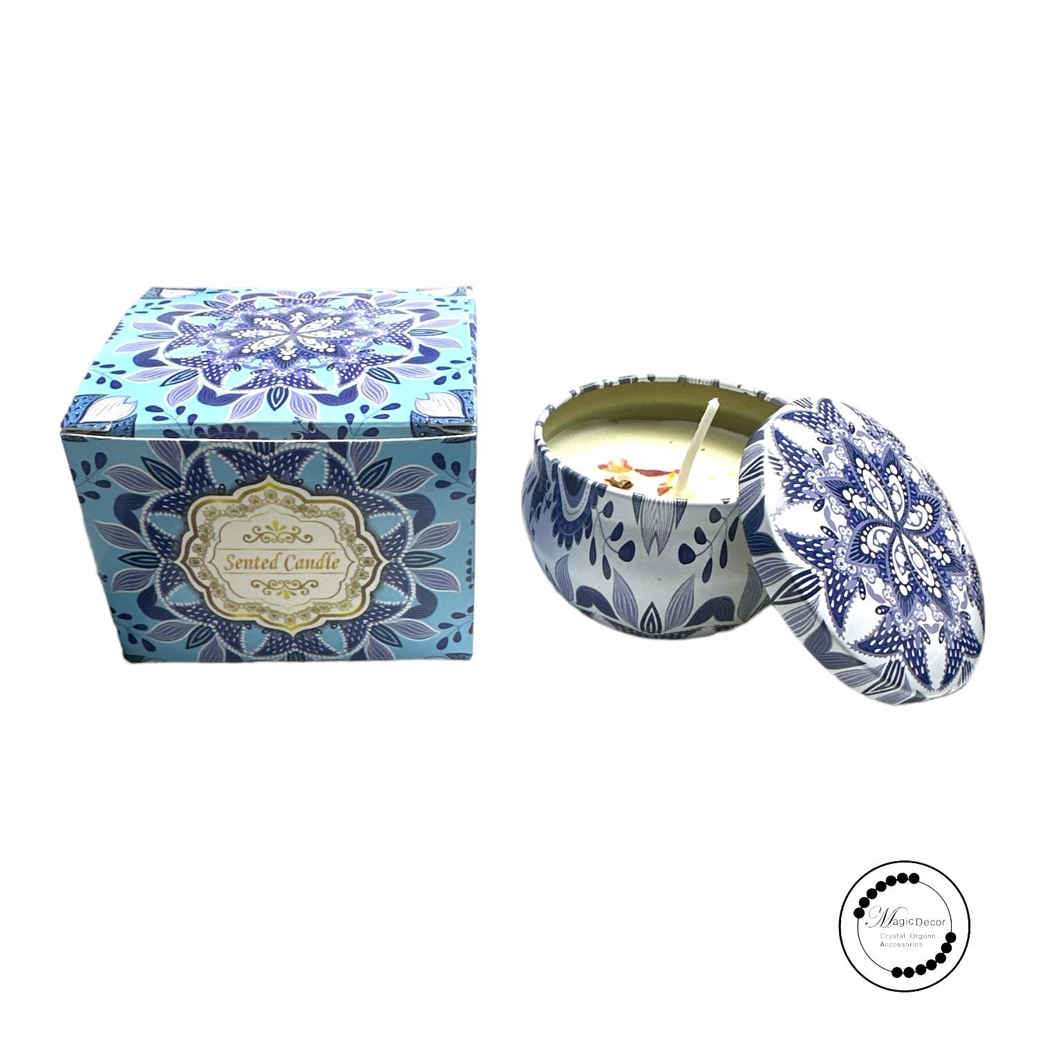 尼泊爾手工大豆蠟燭 - 紫羅蘭