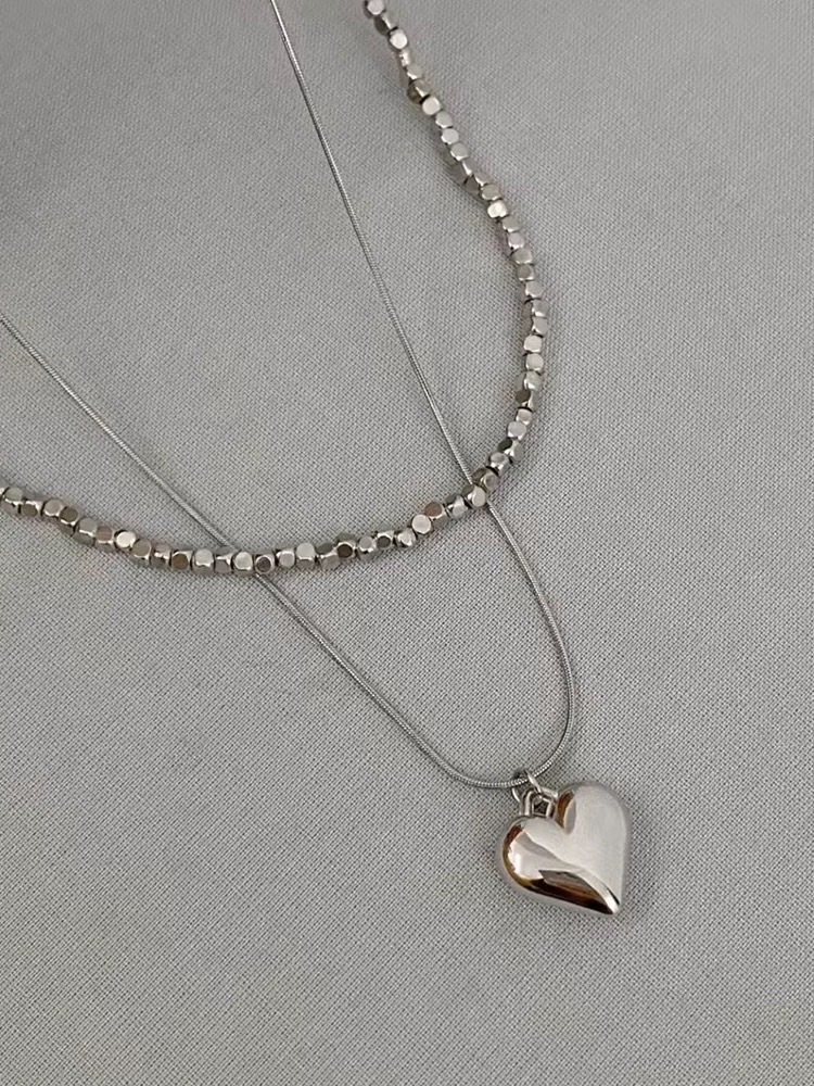 可拆式！小碎鑽愛心項鍊