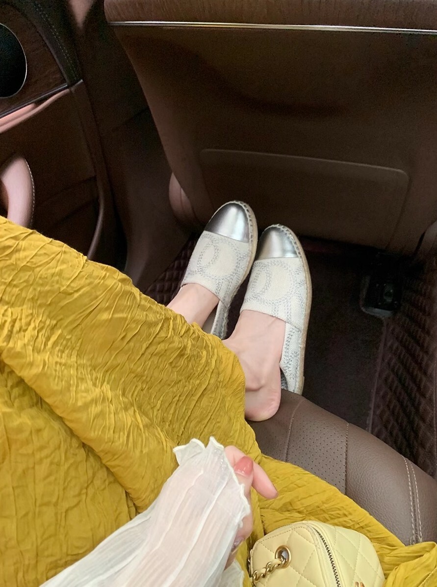 圓頭休閒 漁夫鞋(35-40)(黑銀/白銀)