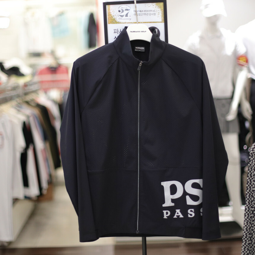 男款 401M 韓國Passardi Golf/夏季簡約印花時尚字母打孔透氣防風外套/高爾夫球衣