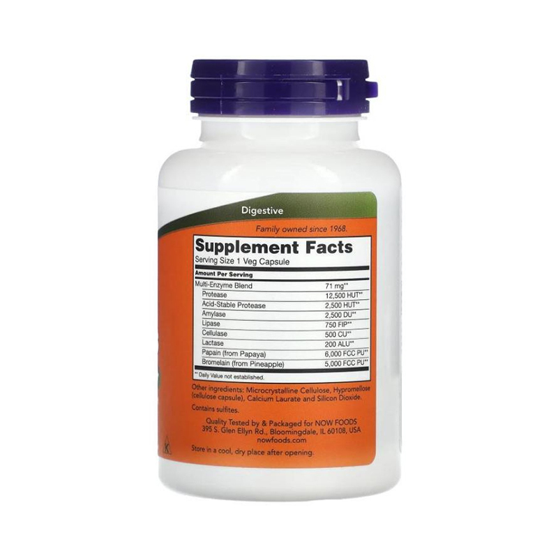 NOW Foods, Plant Enzymes, 120 Veg Capsules