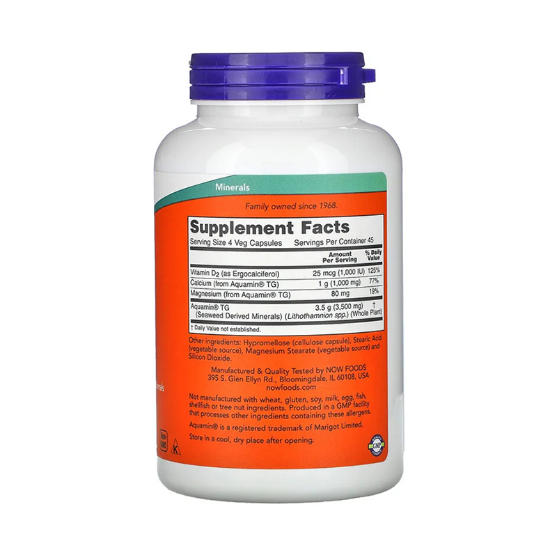NOW Foods, Red Mineral Algae, 180 Veg Capsules