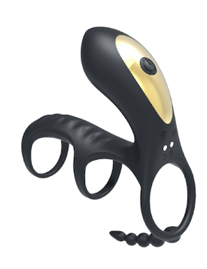 三環鎖精延時訓練10頻吸啜震動男女共震器