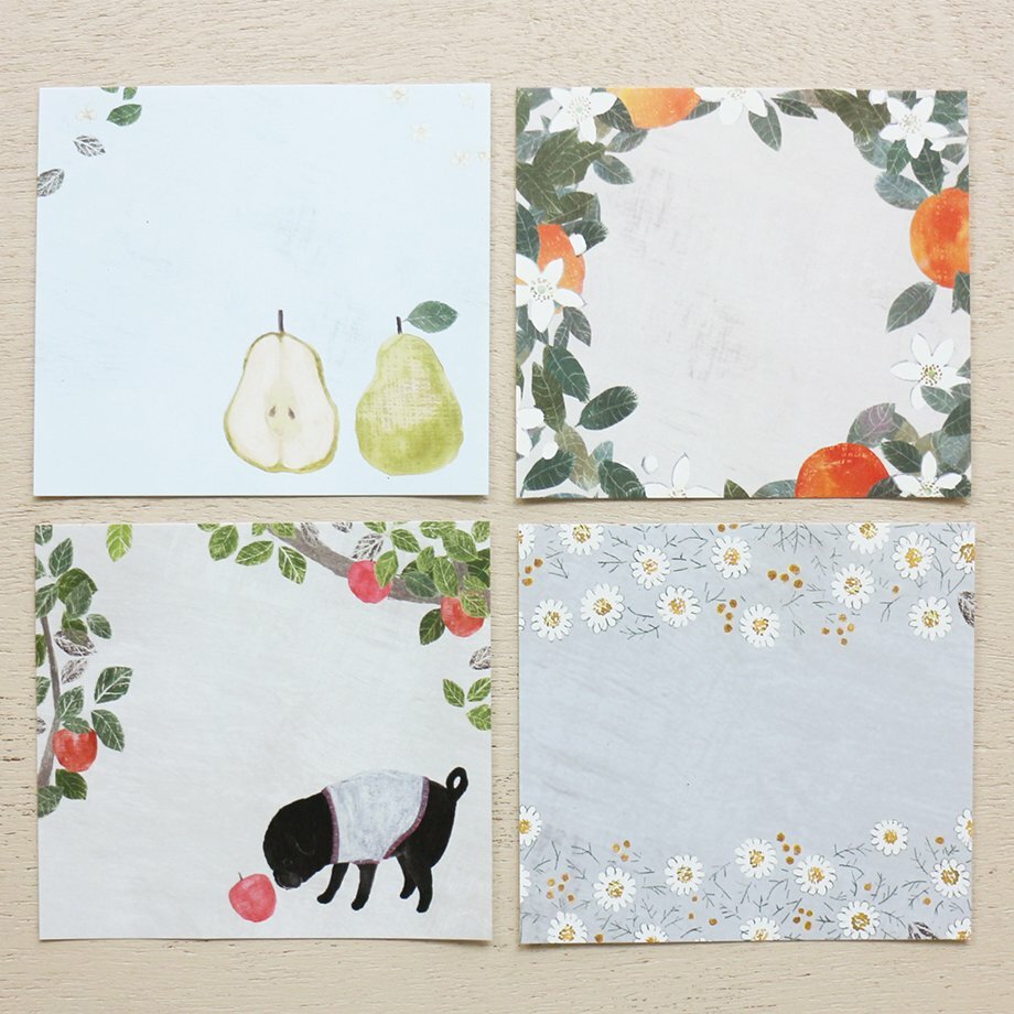 大森木綿子 慢生活 120枚便條本 memo｜日本表現社