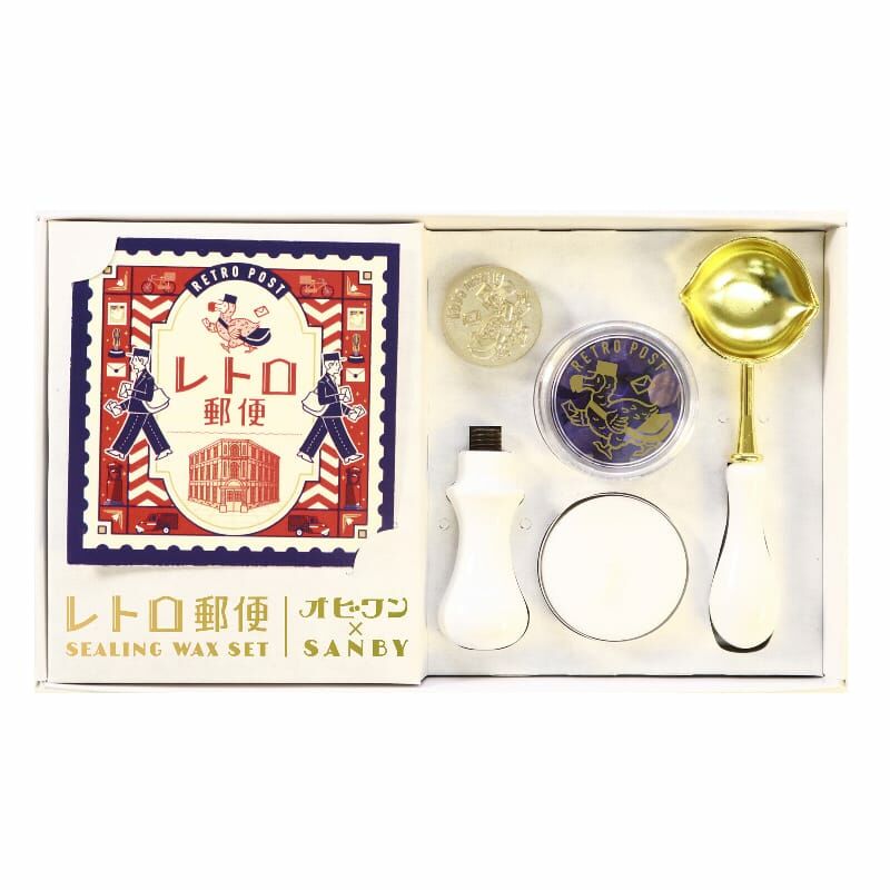 渡渡鳥郵差 復古郵便 火漆封蠟章組合｜日本 Sanby x ob1toy