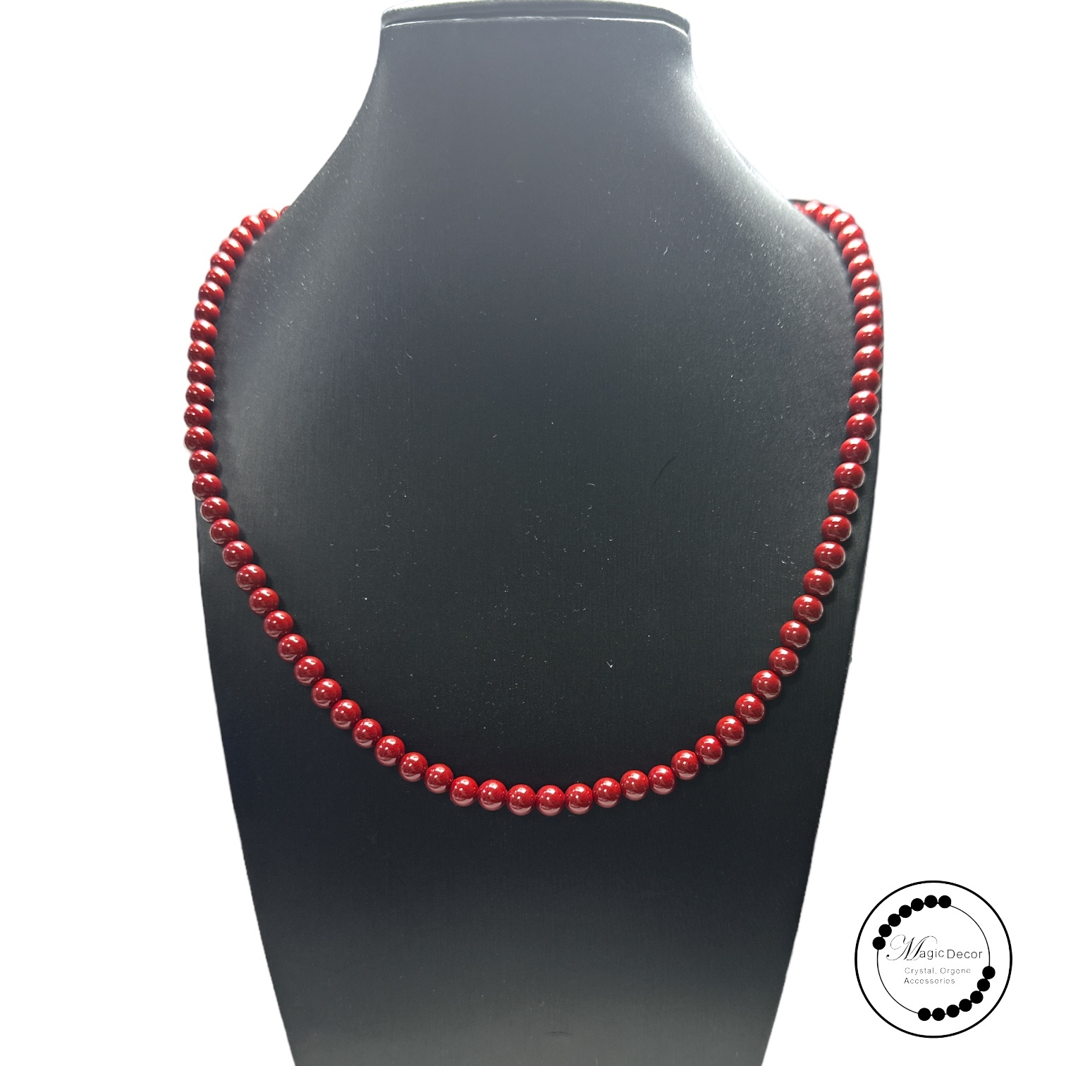 250809 - C46  6mm+紫金砂4圈蓮花頸鏈