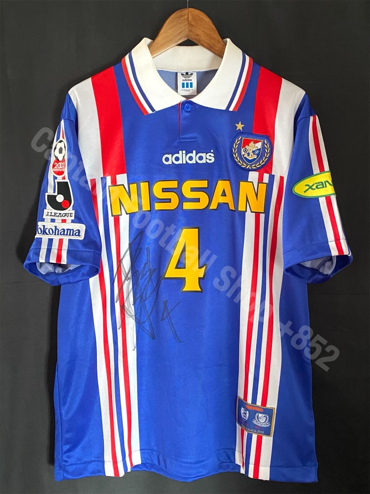 (支給品) 橫濱水手 1997 主場落場版球衣 #4 井原正巳