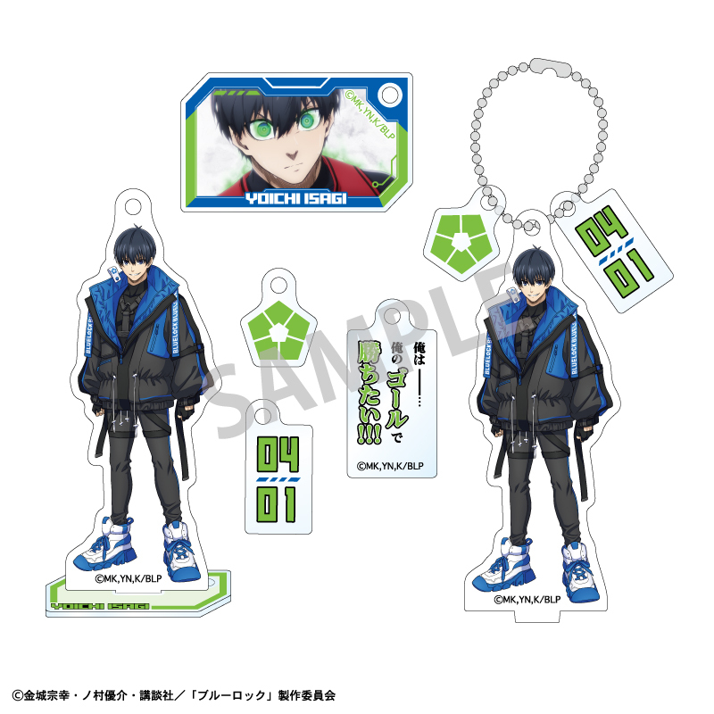 「ACG.GO」「預購」BLUE LOCK 藍色監獄 Cyberpunk 亞克力立牌掛件SET