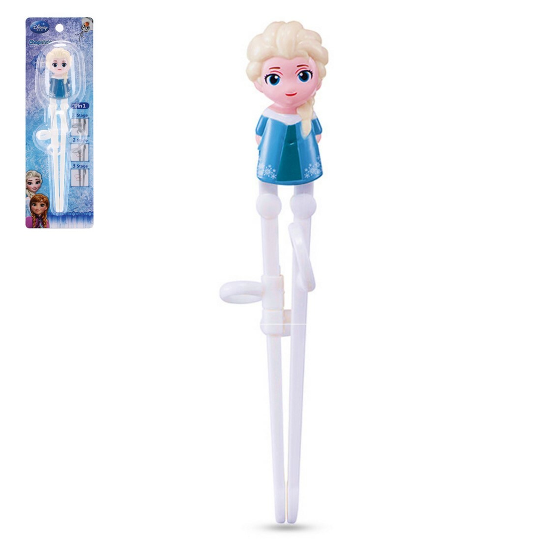 迪士尼魔雪奇緣 |3D幼兒學習筷子- Elsa (三階段合一)