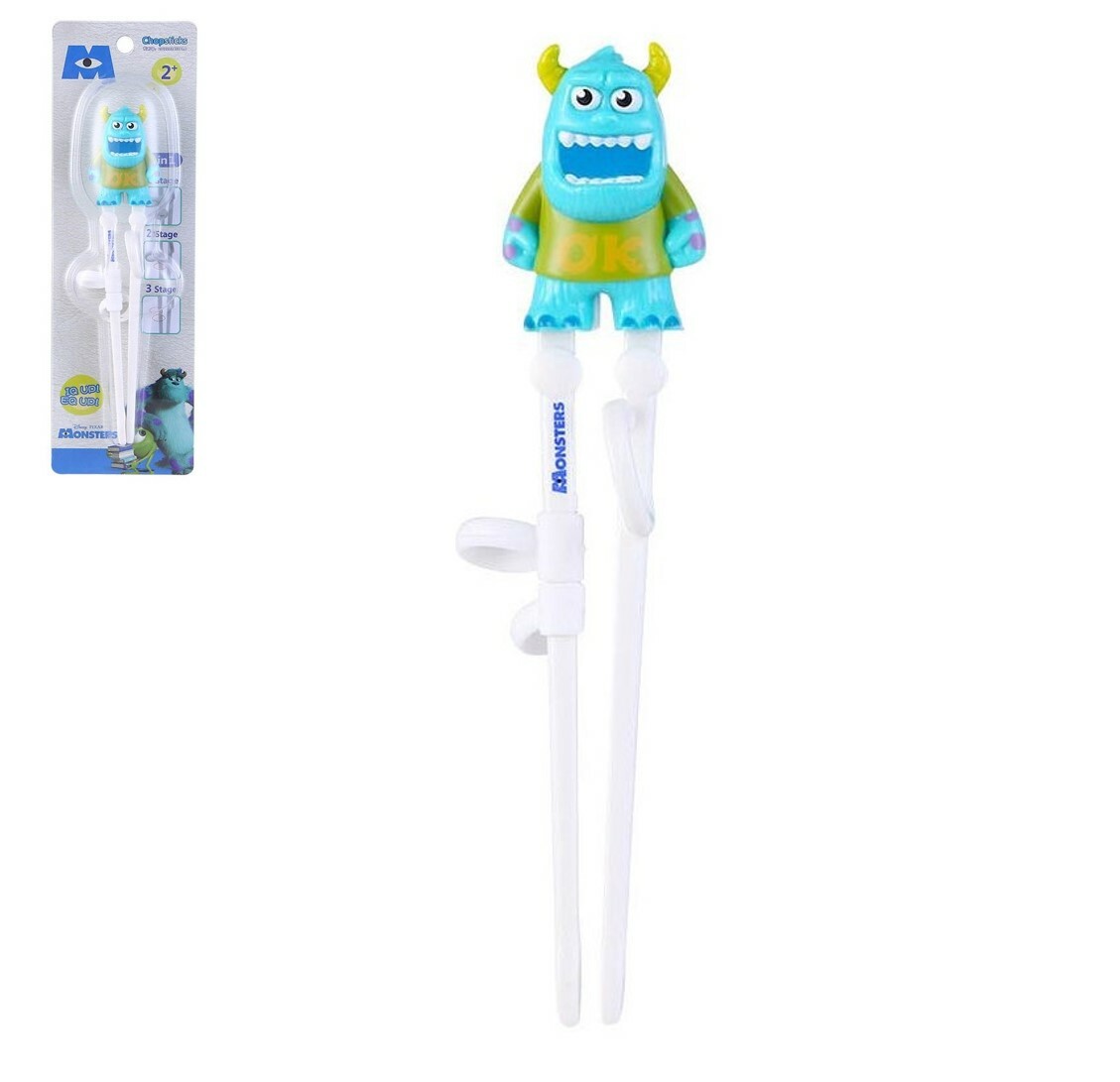 迪士尼怪獸大學 |3D幼兒學習筷子 |毛毛(三階段合一)