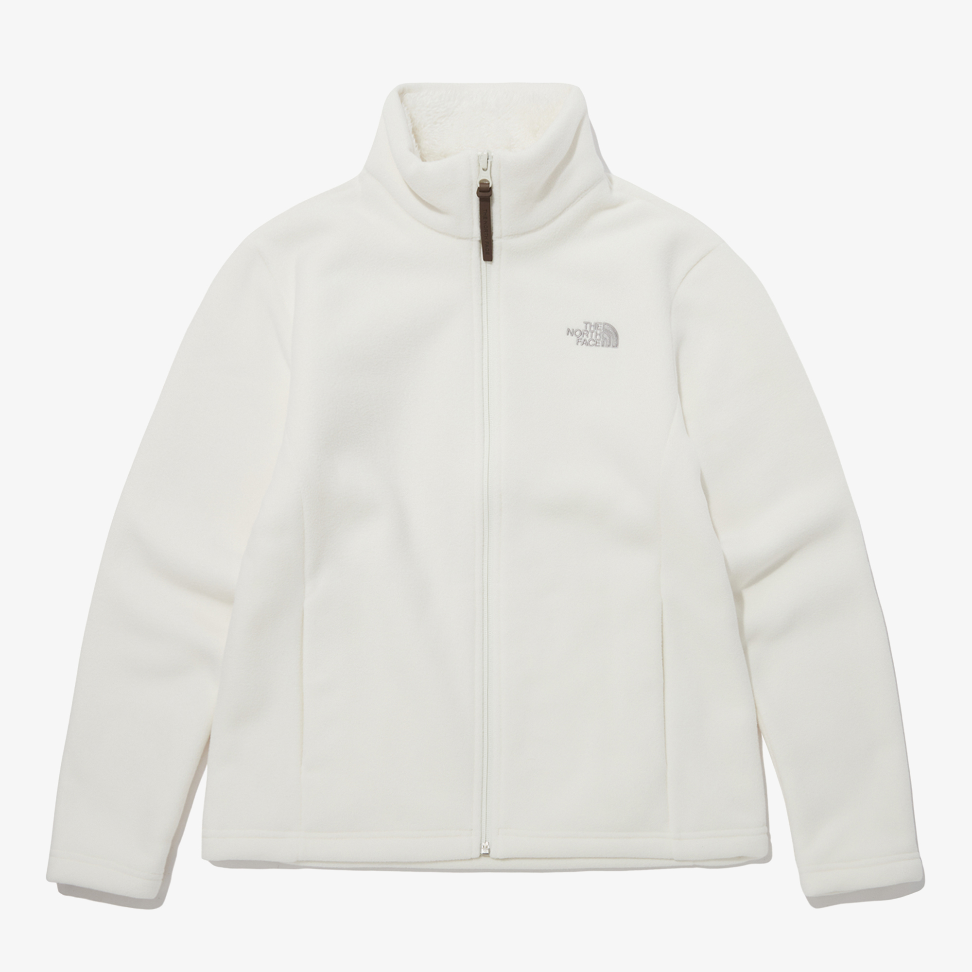 North face furry store fleece vintage white