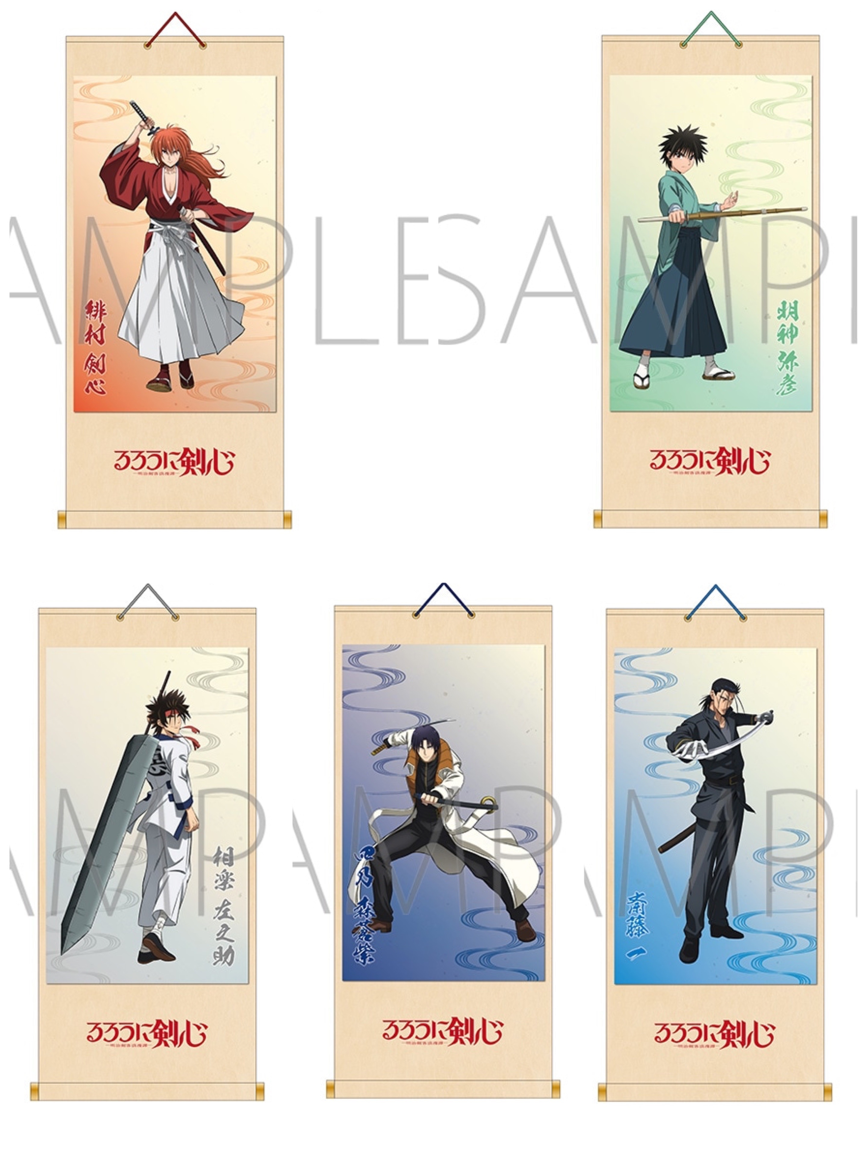 MOVIC 預訂2023/12月 TVアニメ「るろうに剣心 －明治剣客浪漫譚－」　掛け軸