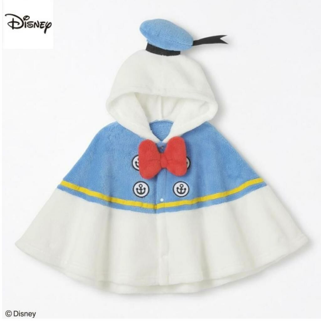 (現貨) 🇯🇵100%日本直送 Disney Donald Duck斗篷 (80-95)