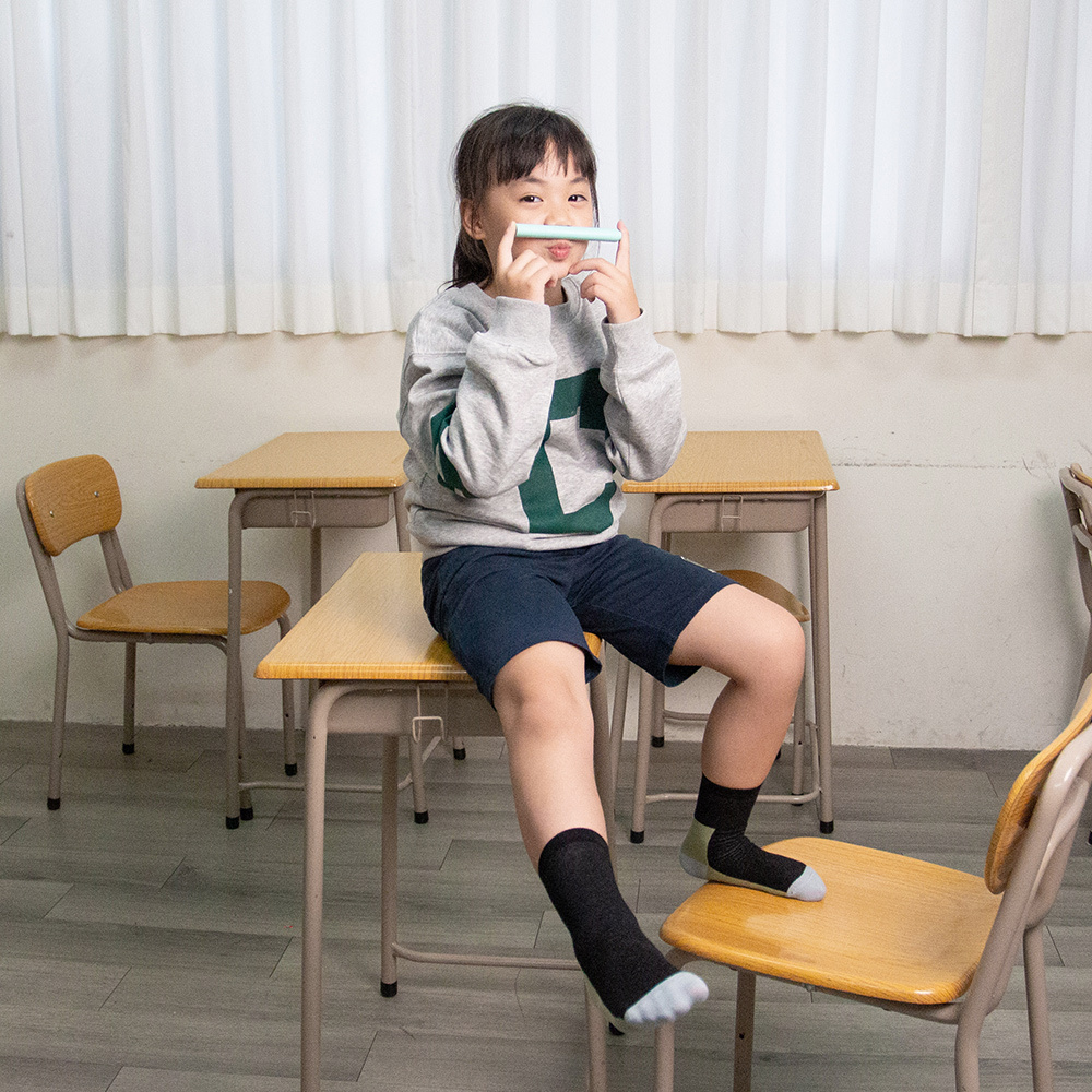 《歐嗨呦！陽光吐司襪》抹茶抹醬-中筒-S〈除臭〉