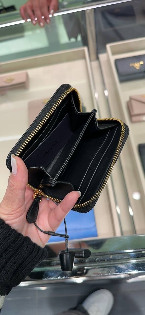 Prada Zip Around Card Case