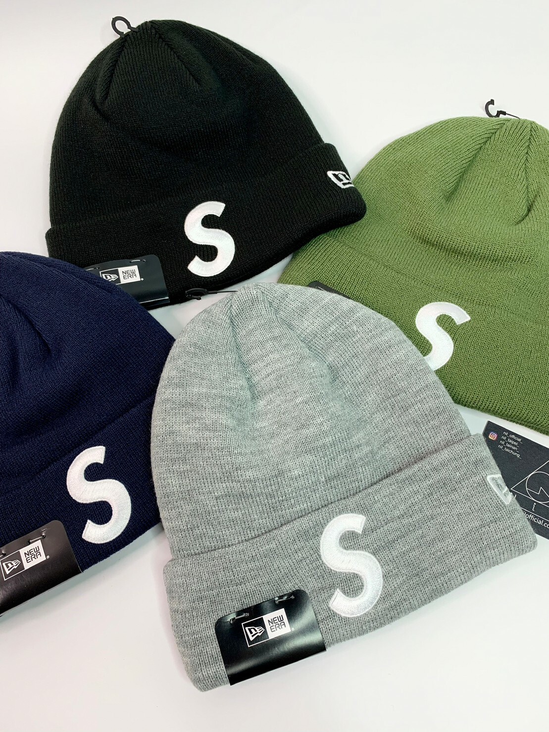 SUPREME NEW ERA S LOGO BEANIE 毛帽