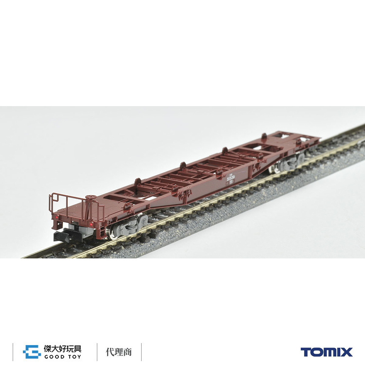 TOMIX 8714 貨車 JR KOKI 50000形 (灰色轉向架 無附貨櫃 附尾燈)