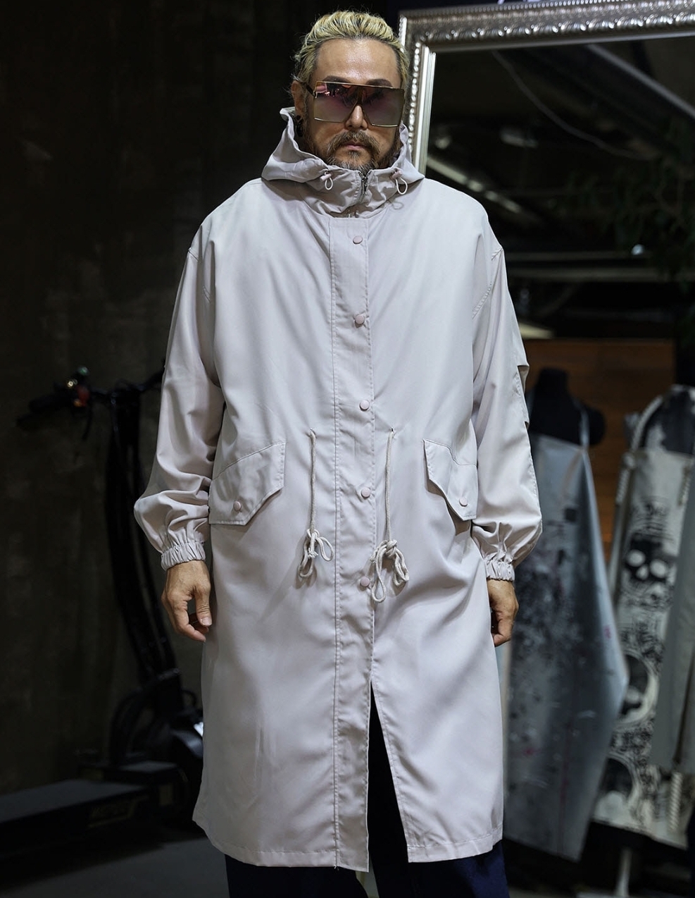 休閒輕質連帽野戰夾克