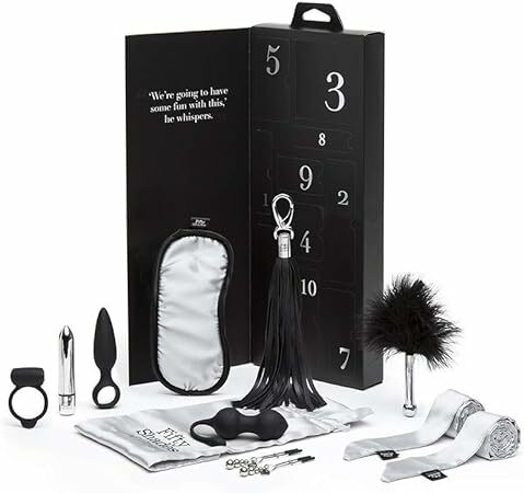 Fifty Shades of Grey Pleasure Overload 10 Days of Play Couple's Gift Set