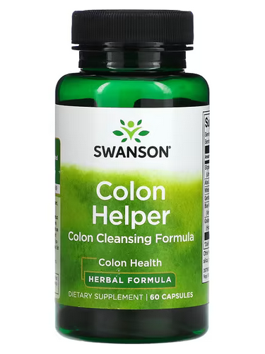 【Swanson】結腸健康配方膠囊 Colon Helper 滑榆樹皮 蘆薈葉 龍膽根 馬鞭草 60顆