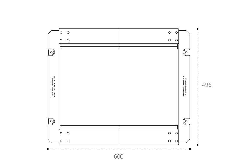 Minimal Works｜Table Soban Set｜Soban 兩單位桌框套組