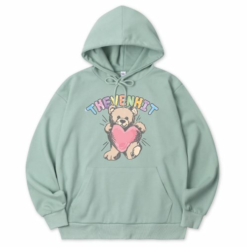 VENHIT - BEAR HEART HOODIE (4 COLORS)