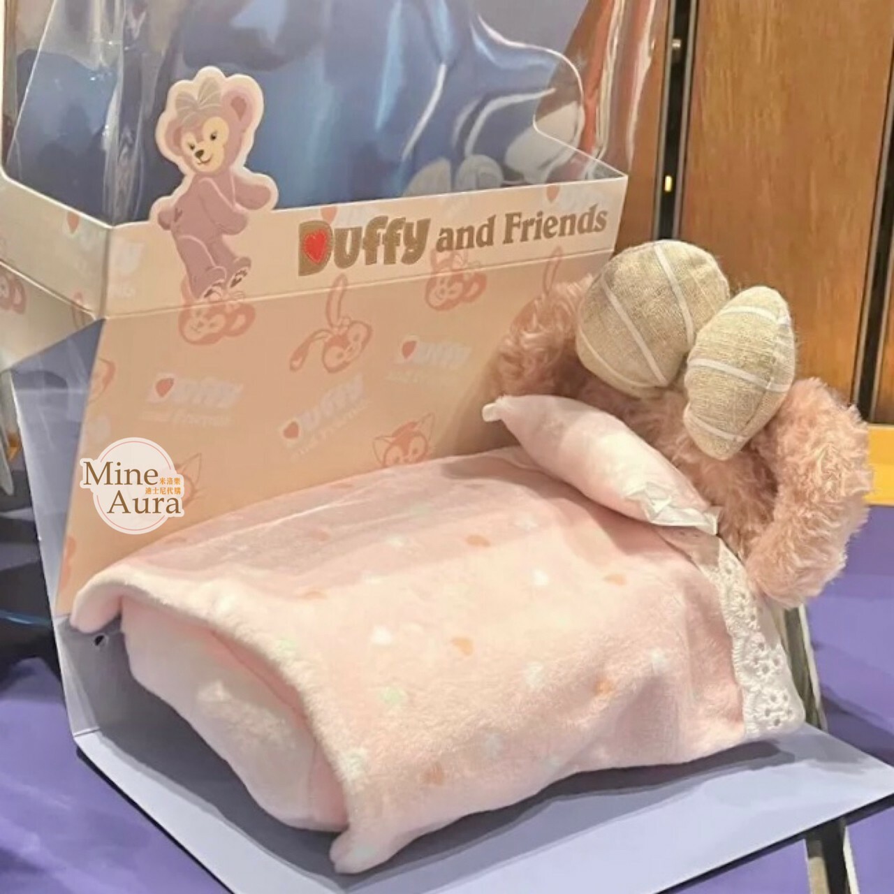 雪莉玫 ShellieMay 絨毛玩具 小床 擺飾品 -上海迪士尼樂園