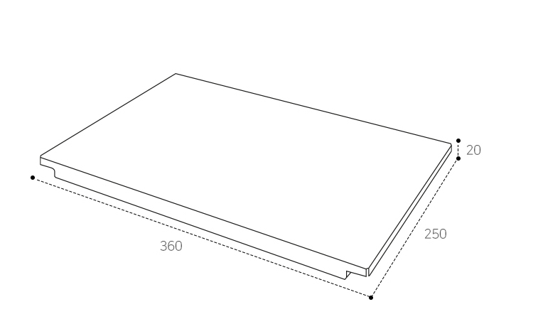 Minimal Works｜Table Soban Normal top｜Soban 一單位頂板