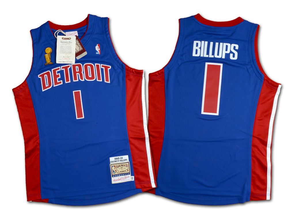 Mitchell & Ness 底特律活塞隊 Chauncey Billups 2003-2004 復刻 球員版球衣