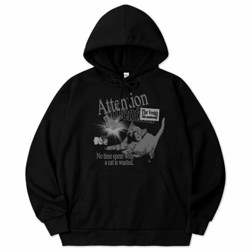 VENHIT - ATTENTION CAT HOODIE (4 COLORS)