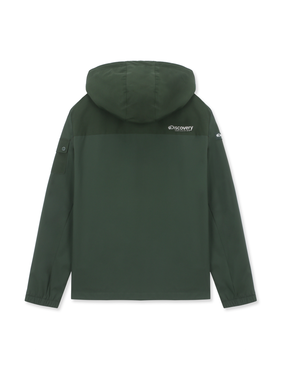 Discovery Expedition 發現探索 風衣外套 多口袋 抗風 軍綠