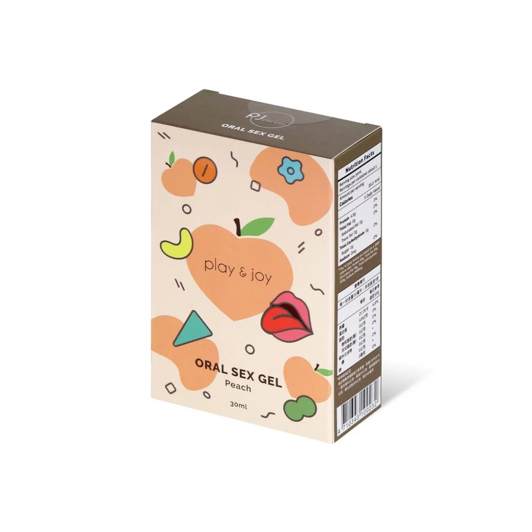 Play & Joy Oral Sex Peach Lube - 30ml