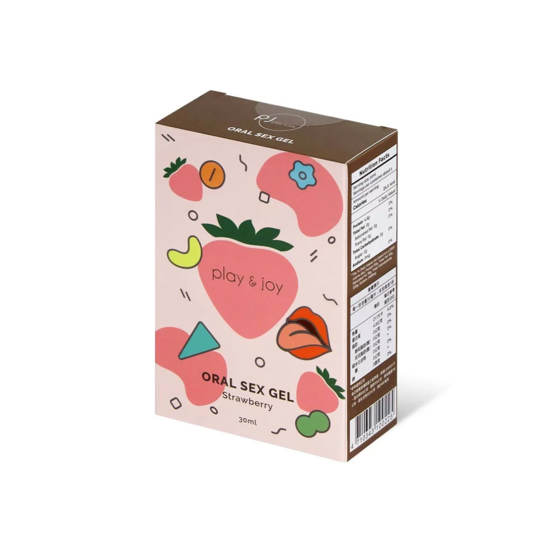 Play &amp; Joy Oral Sex Strawberry Lube - 30ml