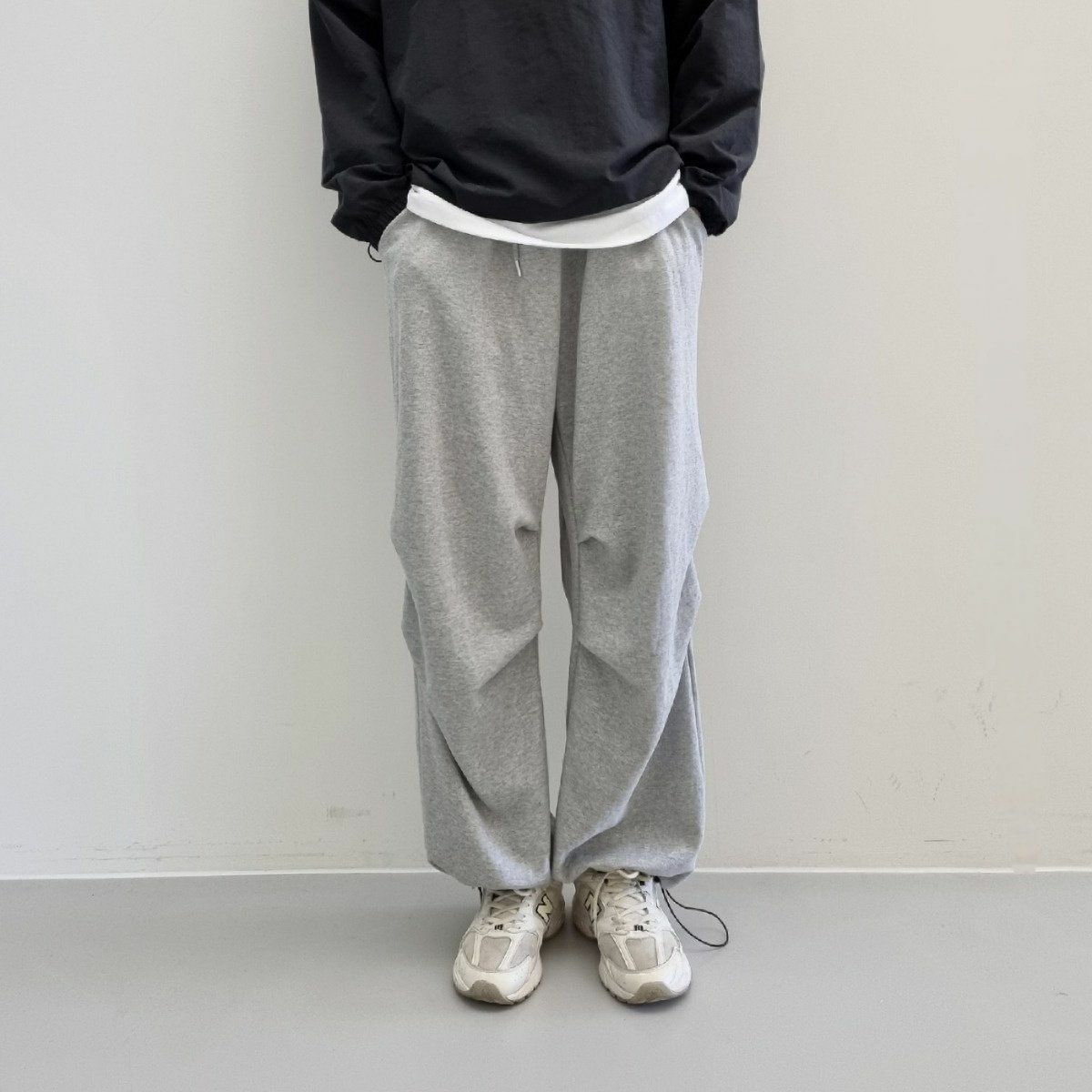 淨色棉質可束腳運動褲 And Liberty-007P