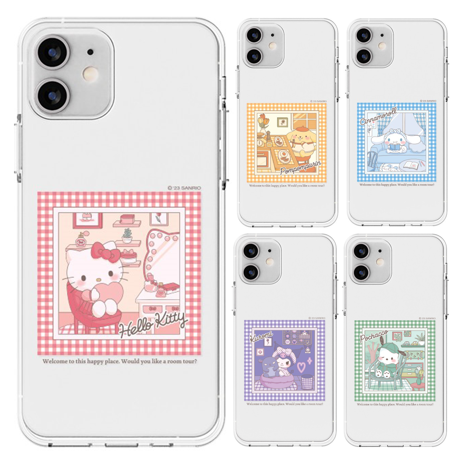 Sanrio - Clear Soft Case - 透明貼身手機保護軟殼 TY